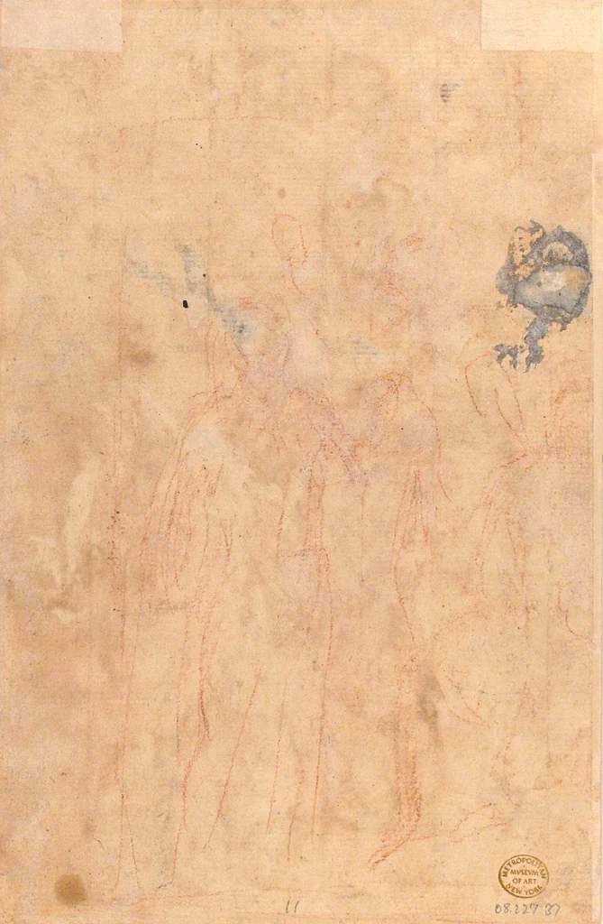 Schizzi di figure - Metropolitan Museum of Art, New York